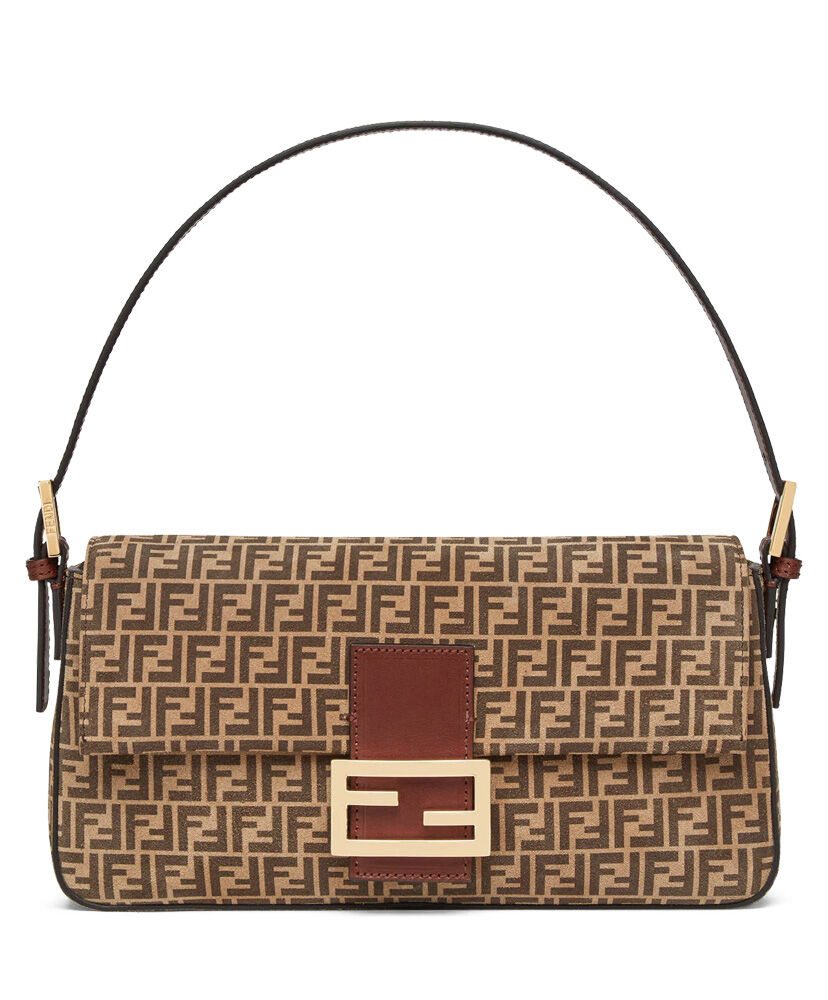 Fendi Baguette 1997 Handbag 8BR792 Coffee